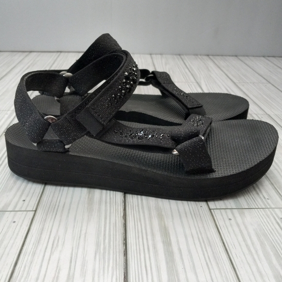 Teva Universal Midform Holiday Swarovski Crystal Sandals - Picture 3 of 8